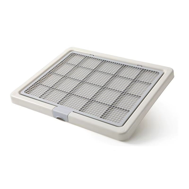 LMZOE Large Smart Dog Toilet Training Pad Holder - Waterproof Indoor Potty Cleaning Tray (76x62 cm)