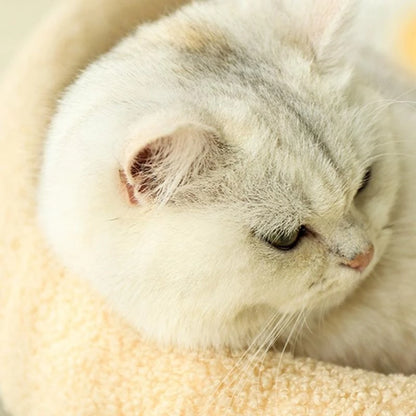 Cats Play Bed Stylish Nest for Small Puppy Kittens Cartoon Kittens Bed Pet Bed Scratch Resistant for Household D2RD